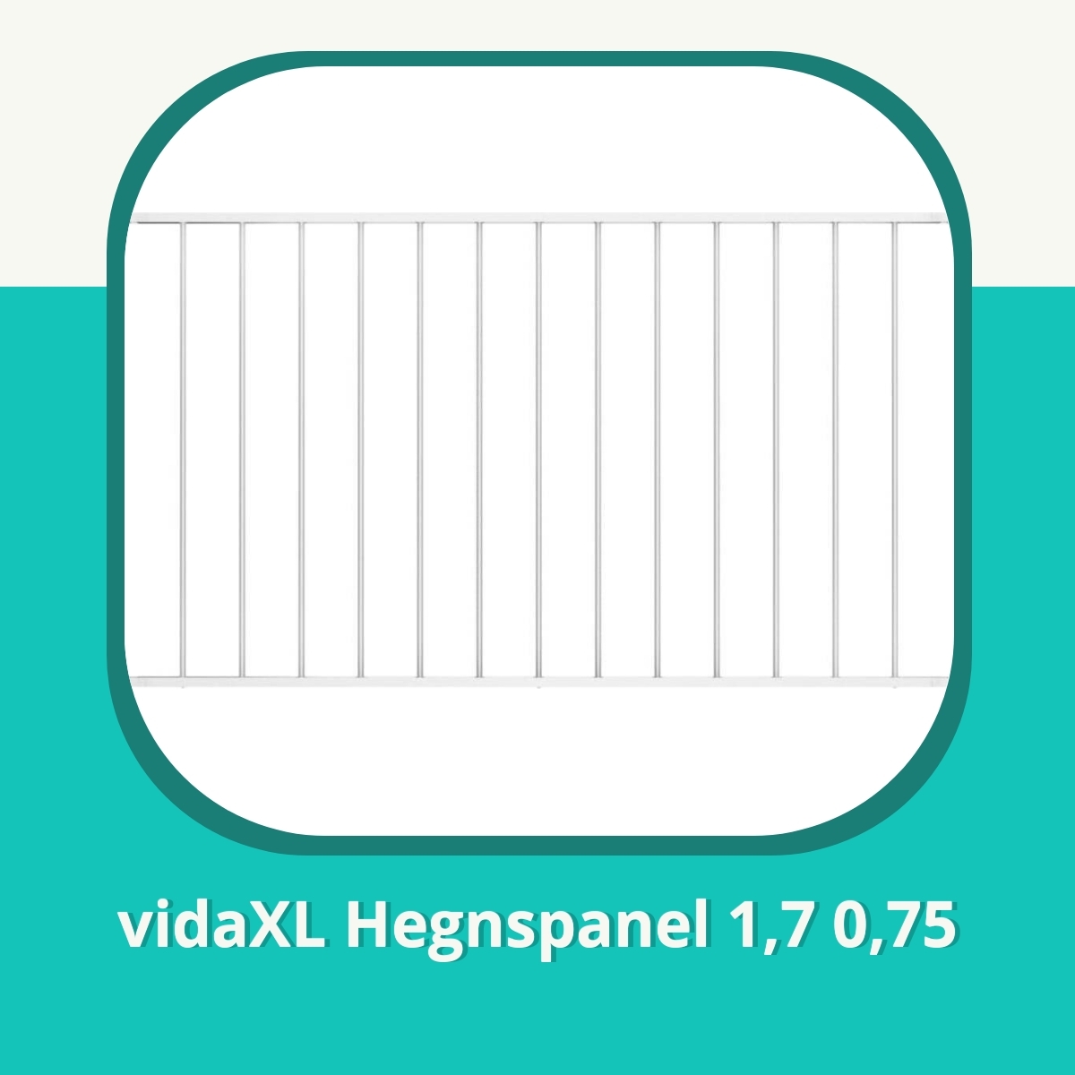 Anmeldelse af vidaXL Hegnspanel 1,7 0,75