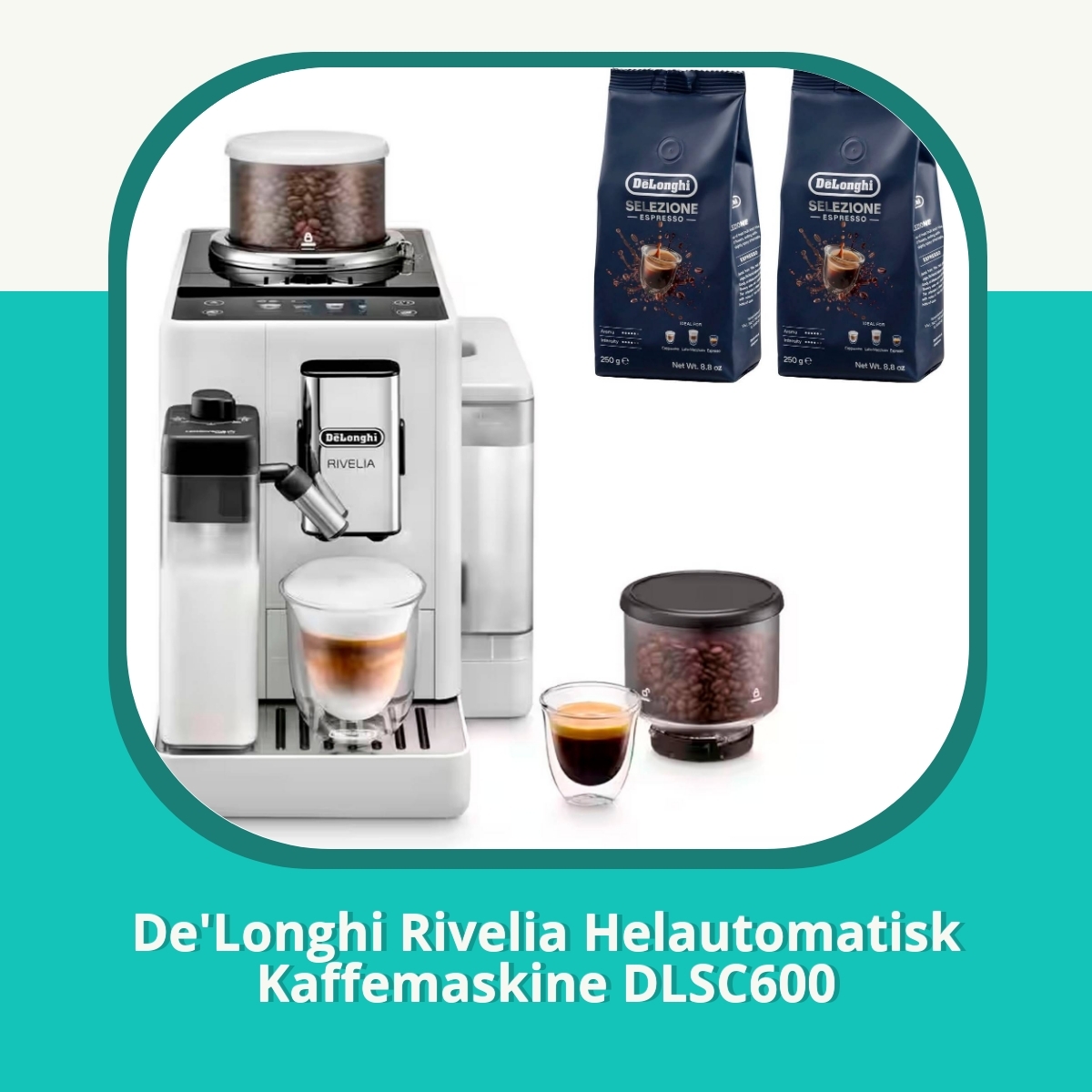 Anmeldelse af De'Longhi Rivelia Helautomatisk Kaffemaskine DLSC600