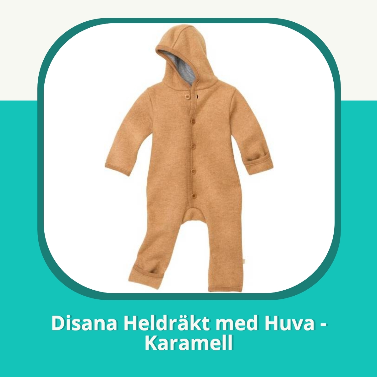 Recension af Disana Heldräkt med Huva - Karamell