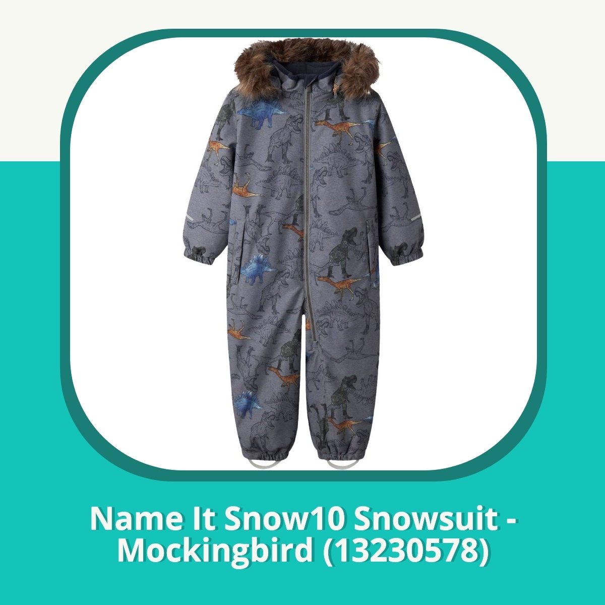 Anmeldelse af Name It Snow10 Snowsuit - Mockingbird (13230578)
