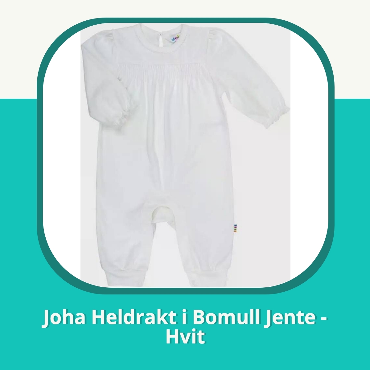 Anmeldelse af Joha Heldrakt i Bomull Jente - Hvit