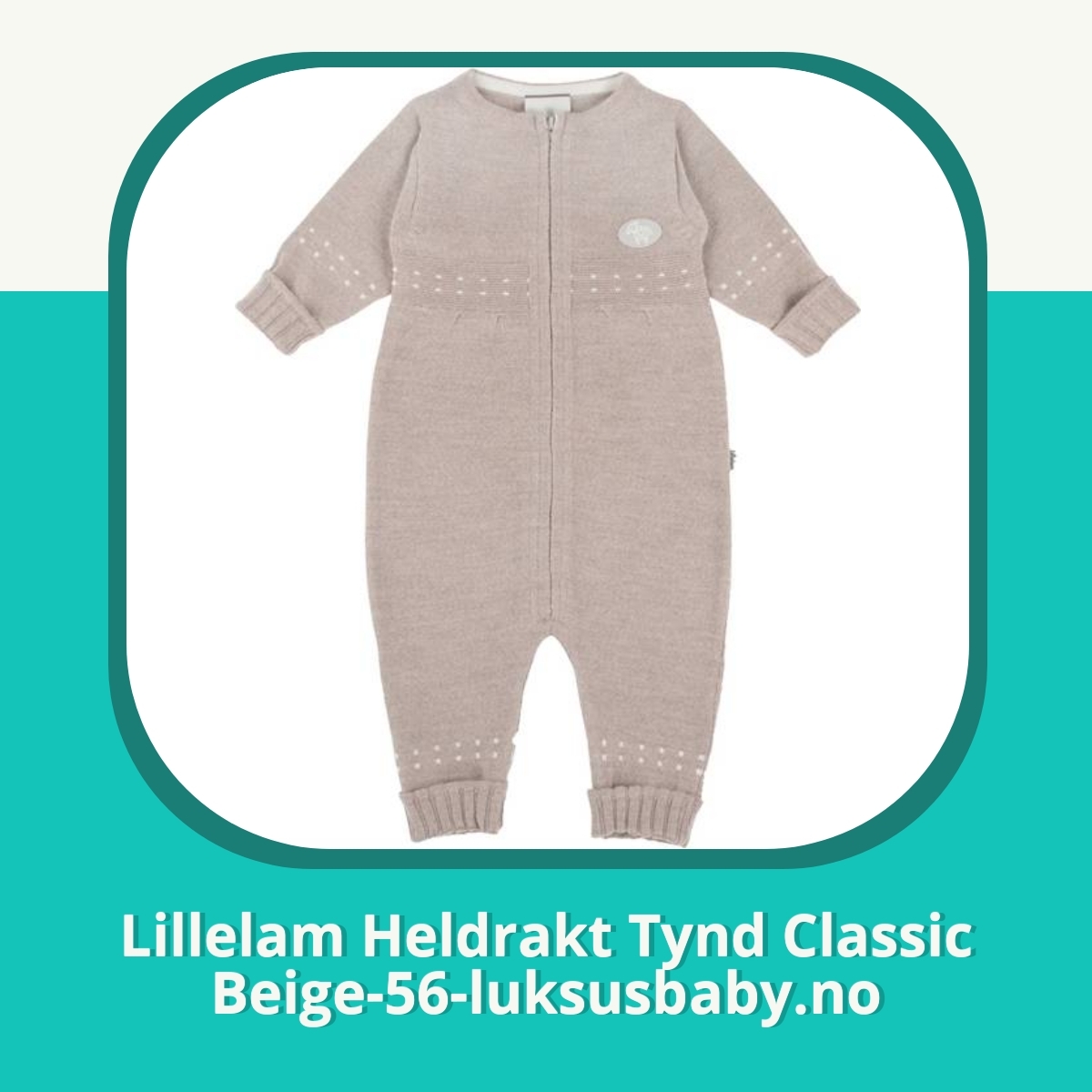 Anmeldelse af Lillelam Heldrakt Tynd Classic Beige-56-luksusbaby.no
