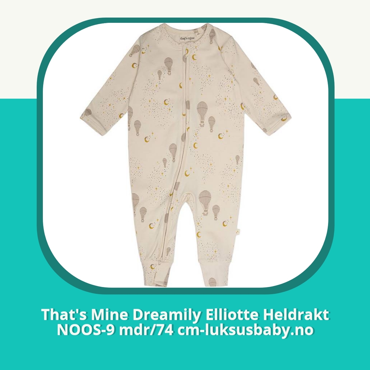 Anmeldelse af That's Mine Dreamily Elliotte Heldrakt NOOS-9 mdr/74 cm-luksusbaby.no