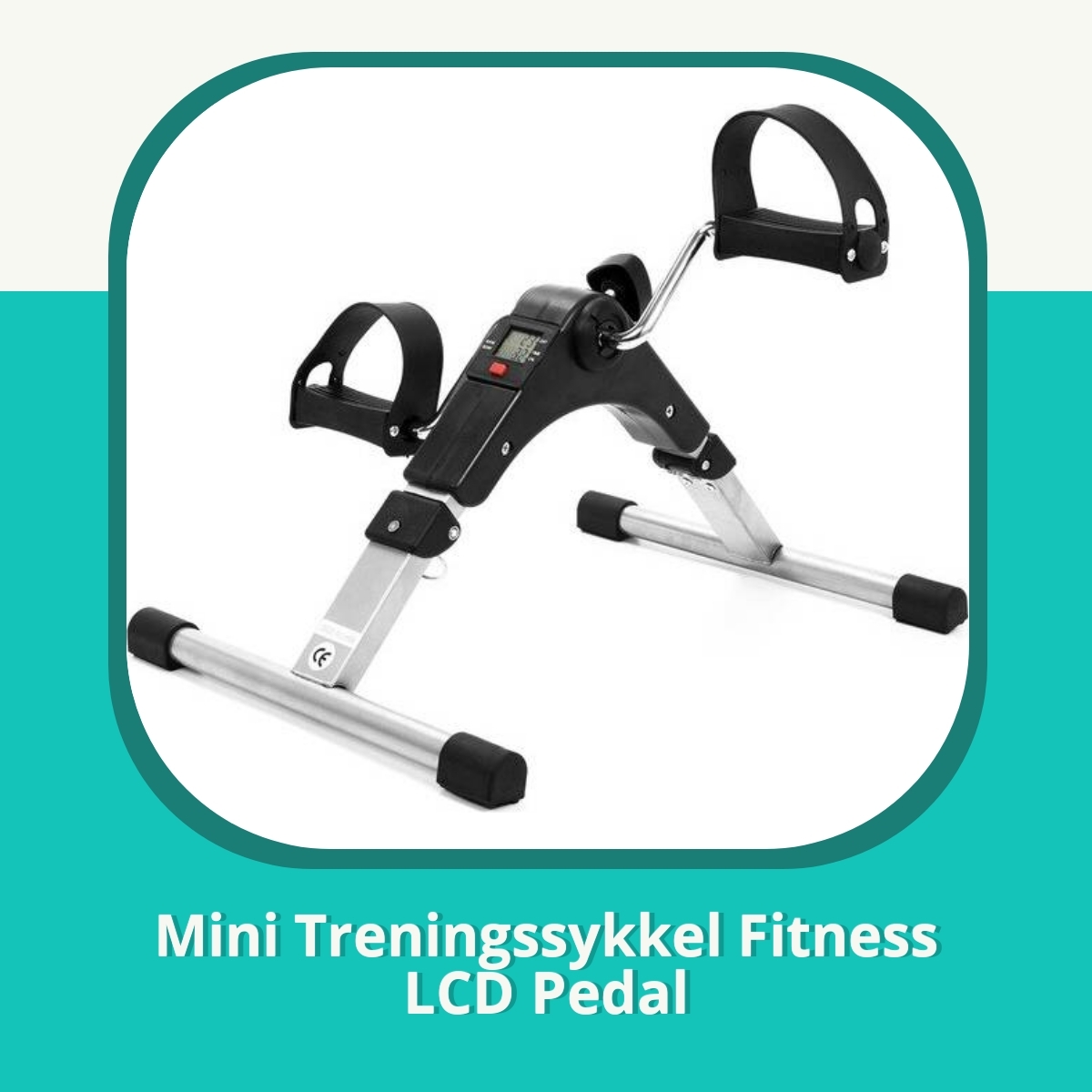 Anmeldelse af Mini Treningssykkel Fitness LCD Pedal