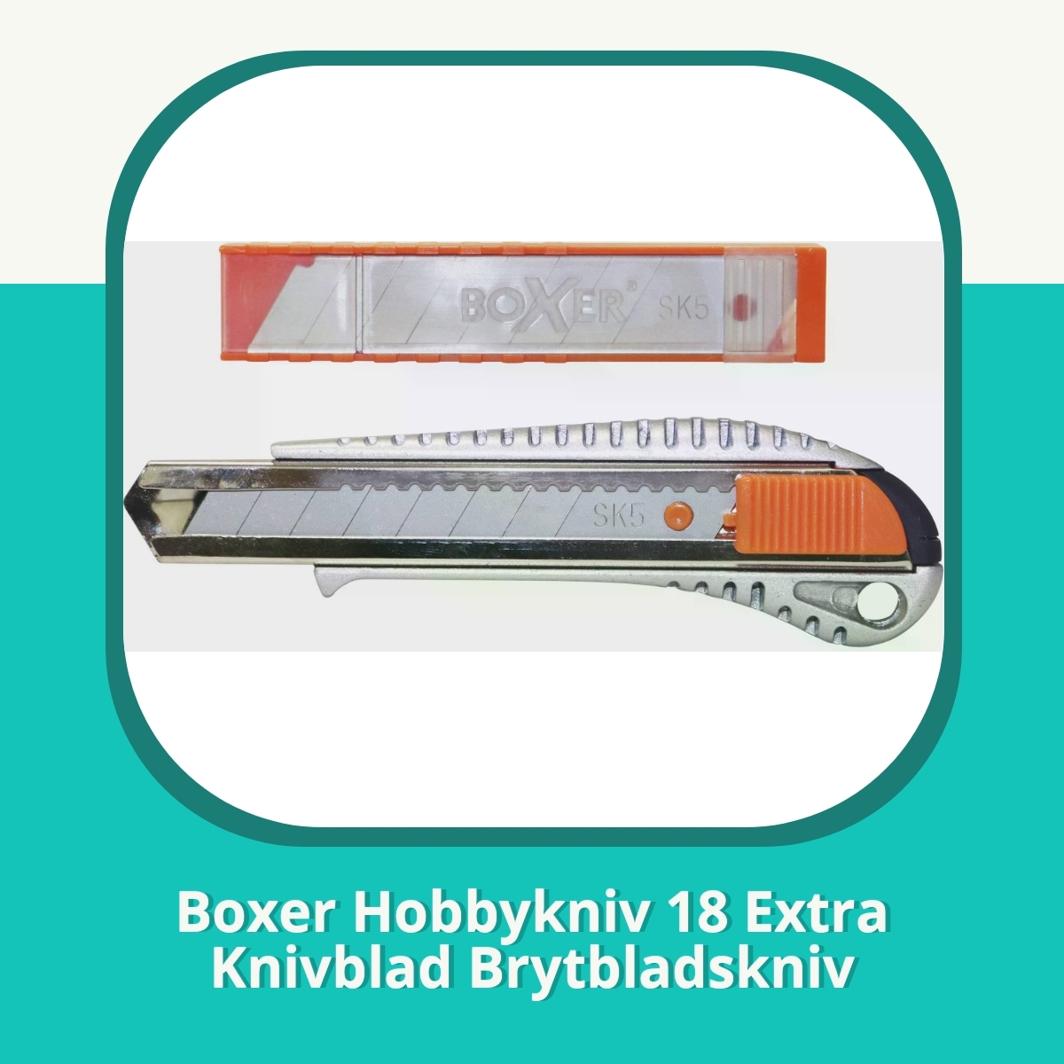 Recension Boxer Hobbykniv 18 Extra Knivblad Brytbladskniv