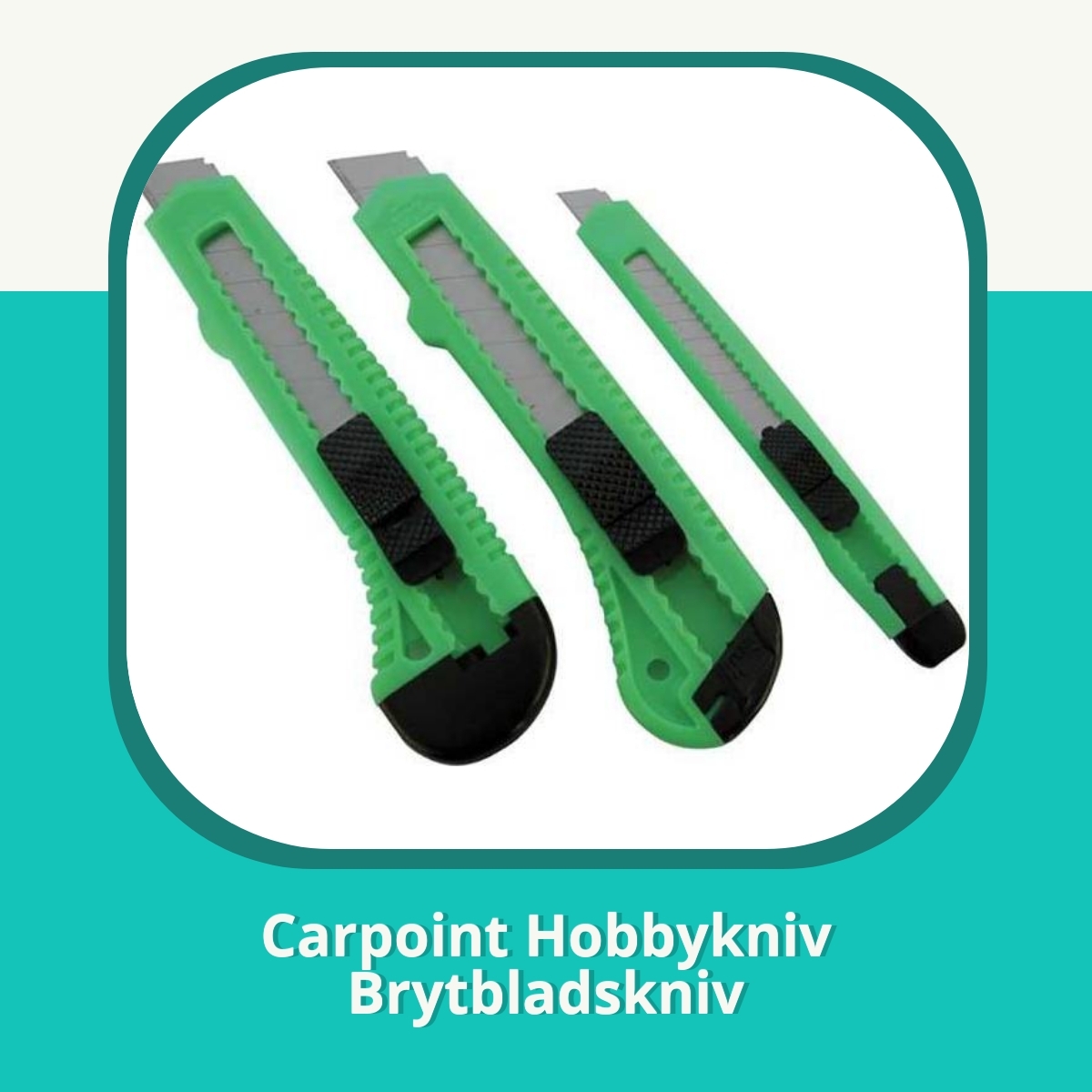 Recension af Carpoint Hobbykniv Brytbladskniv
