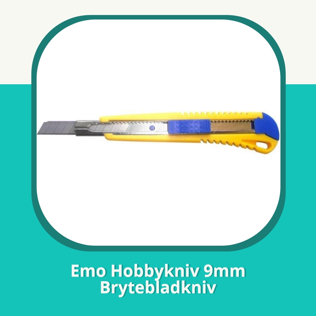 Anmeldelse af Emo Hobbykniv 9mm Brytebladkniv