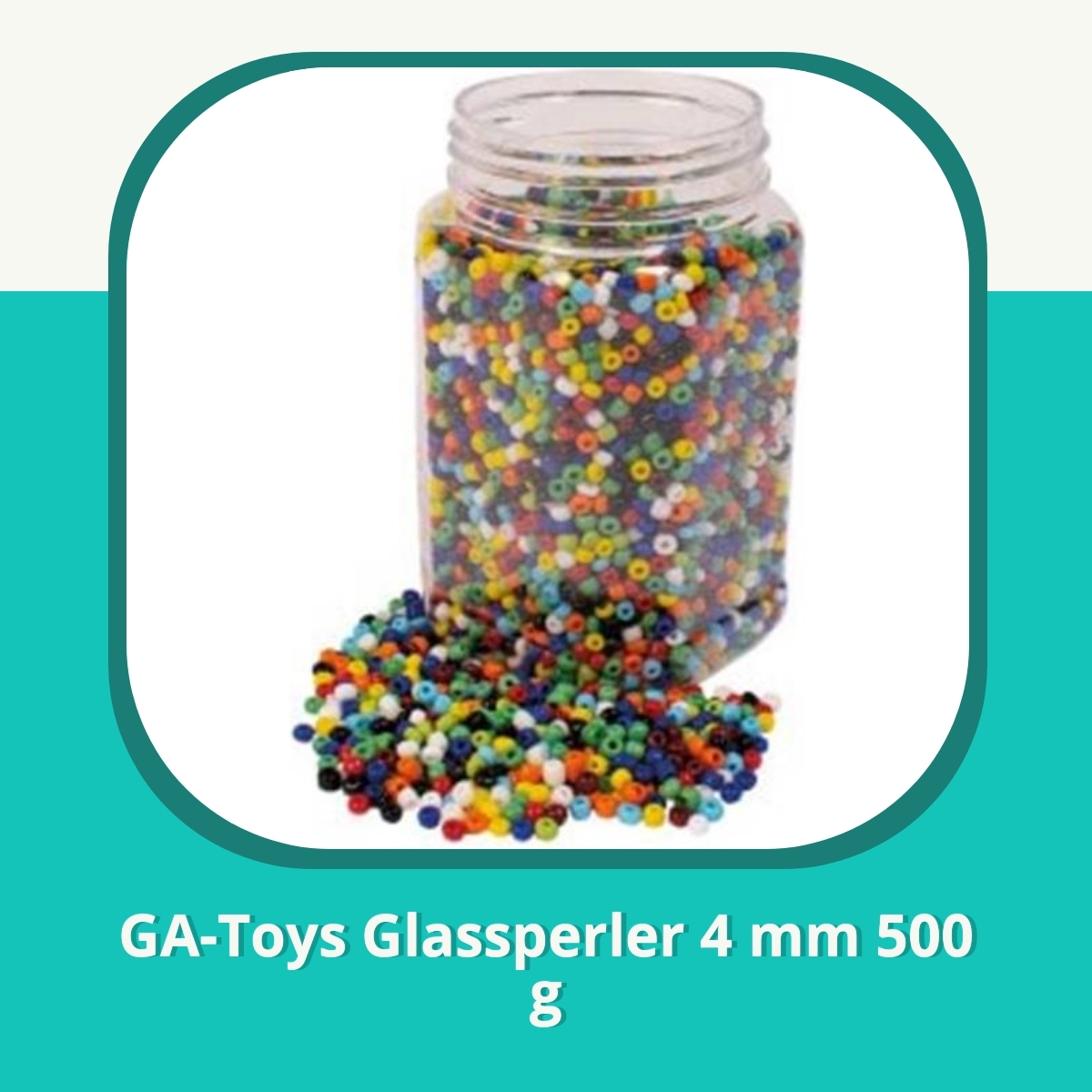 Anmeldelse af GA-Toys Glassperler 4 mm 500 g