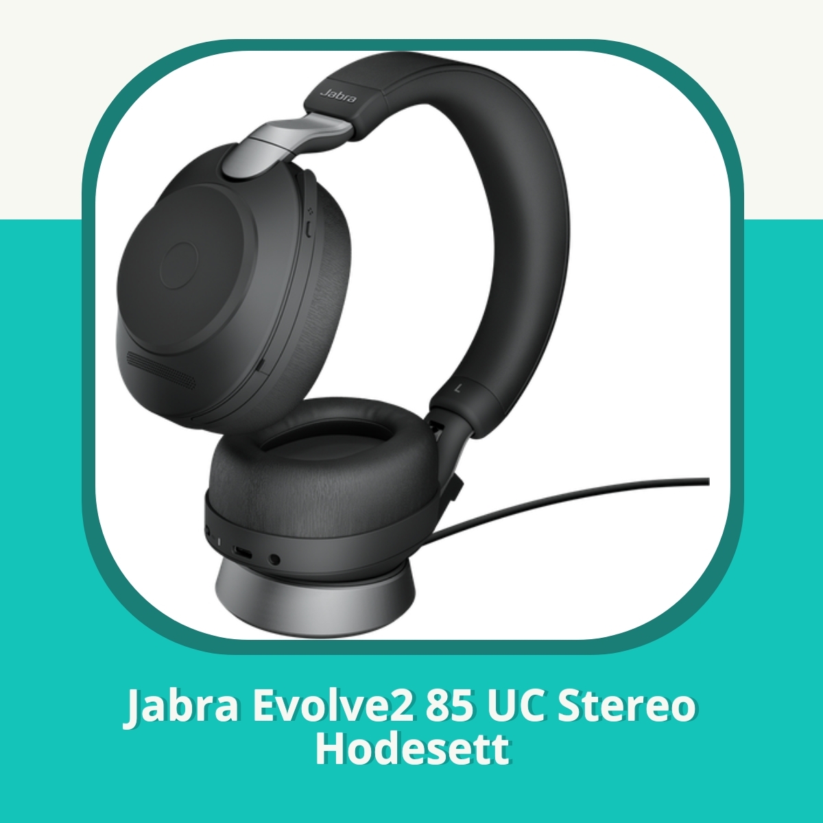 Anmeldelse Jabra Evolve2 85 UC Stereo Hodesett