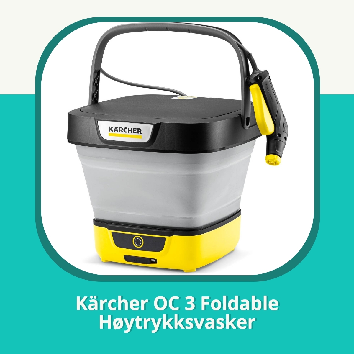 Anmeldelse Kärcher OC 3 Foldable Høytrykksvasker