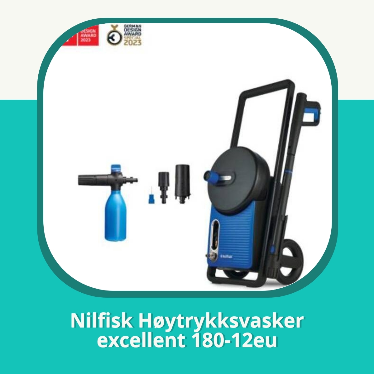 Anmeldelse af Nilfisk Høytrykksvasker excellent 180-12eu