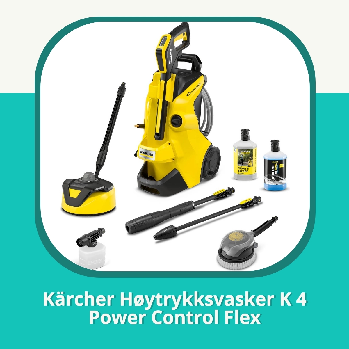 Anmeldelse af Kärcher Høytrykksvasker K 4 Power Control Flex
