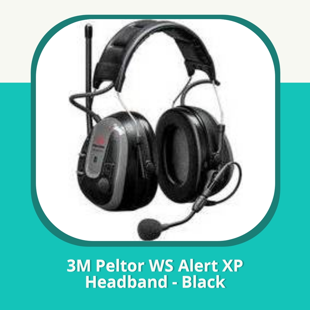 Recension 3M Peltor WS Alert XP Headband - Black