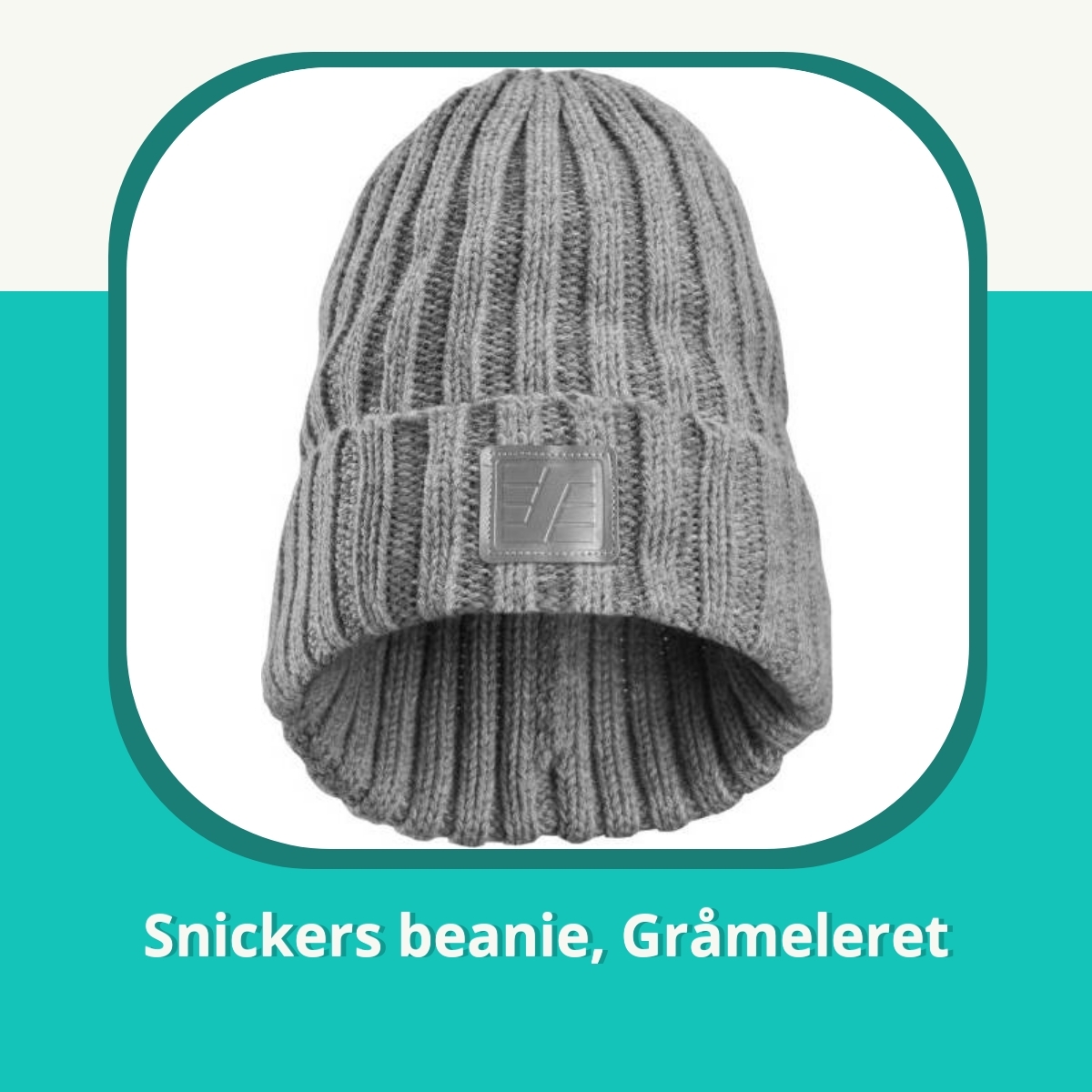 Anmeldelse af Snickers beanie, Gråmeleret