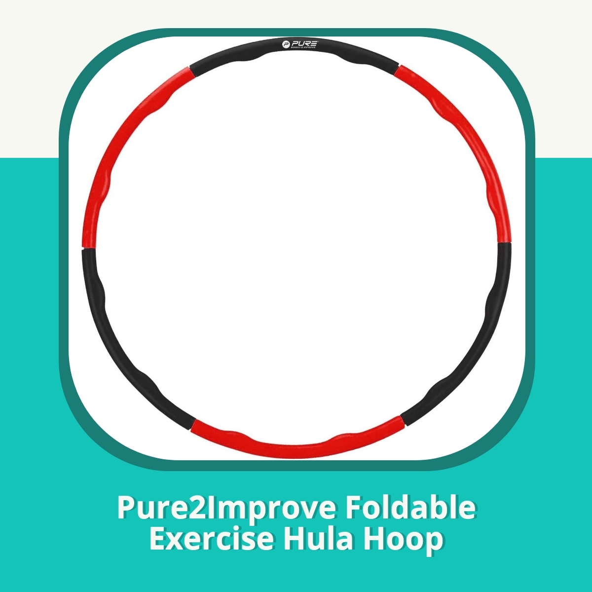 Anmeldelse af Pure2Improve Foldable Exercise Hula Hoop