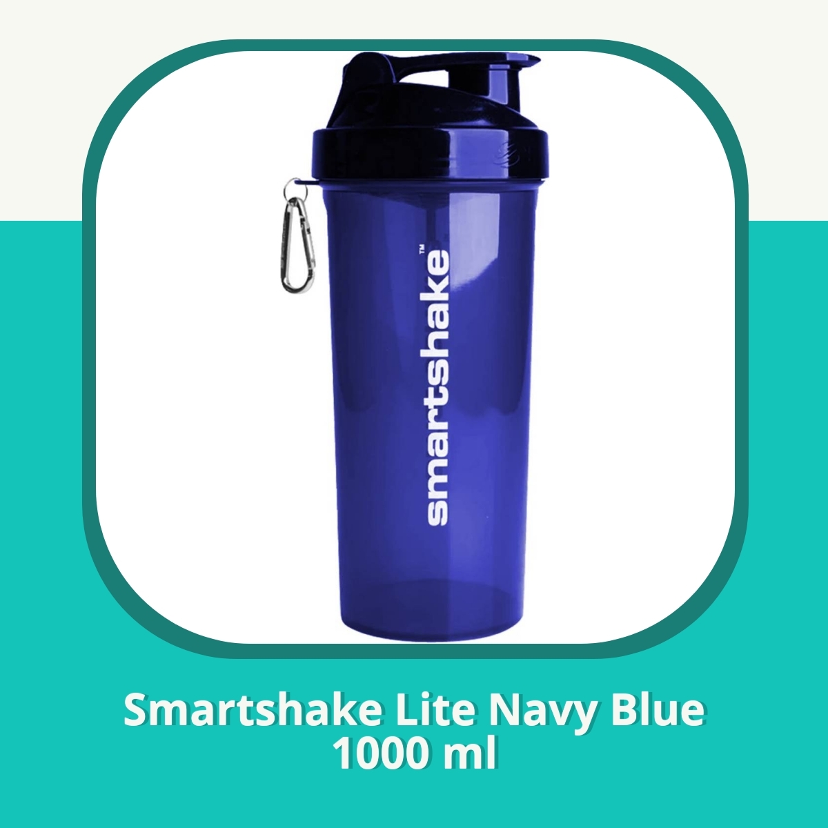 Recension af Smartshake Lite Navy Blue 1000 ml