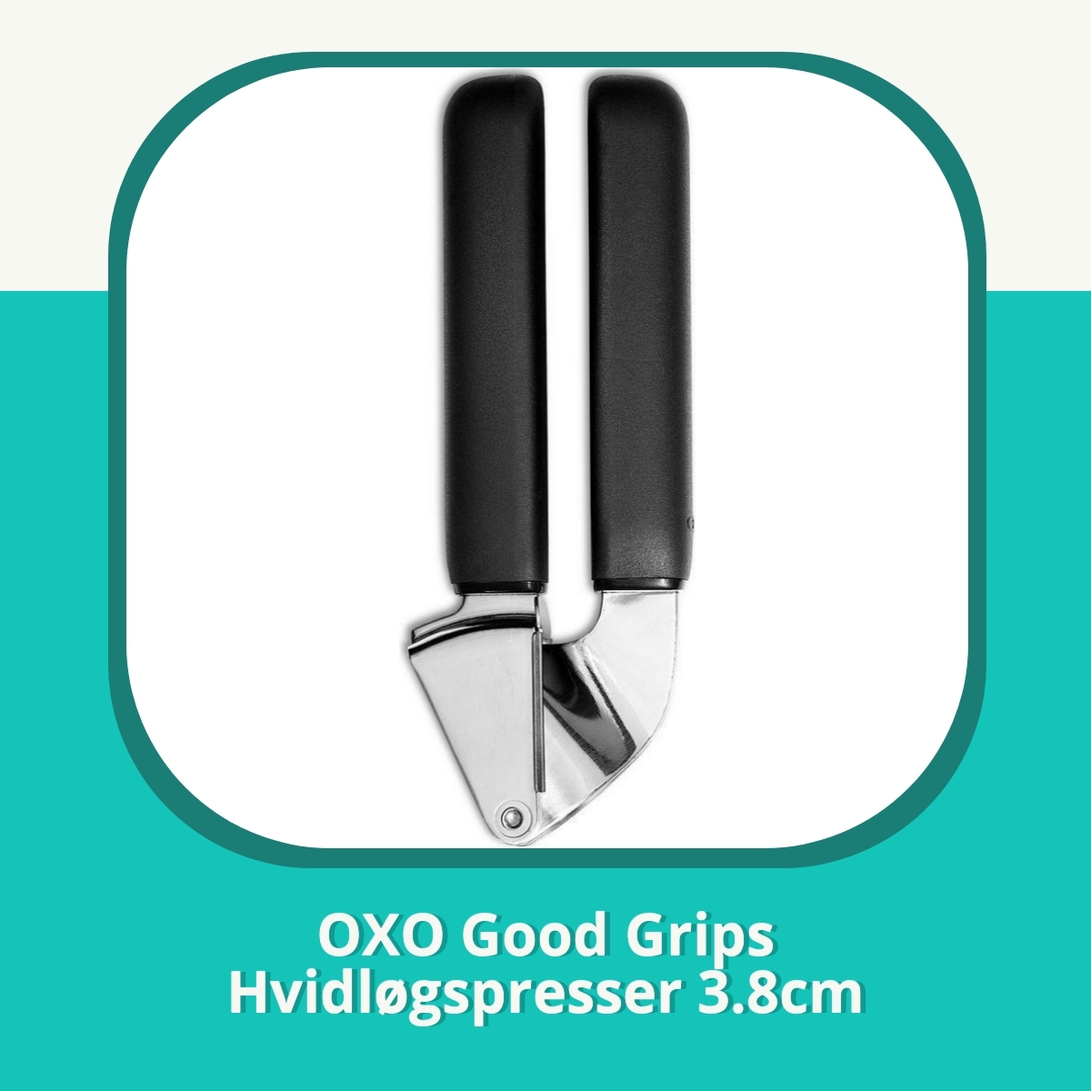 Anmeldelse af OXO Good Grips Hvidløgspresser 3.8cm