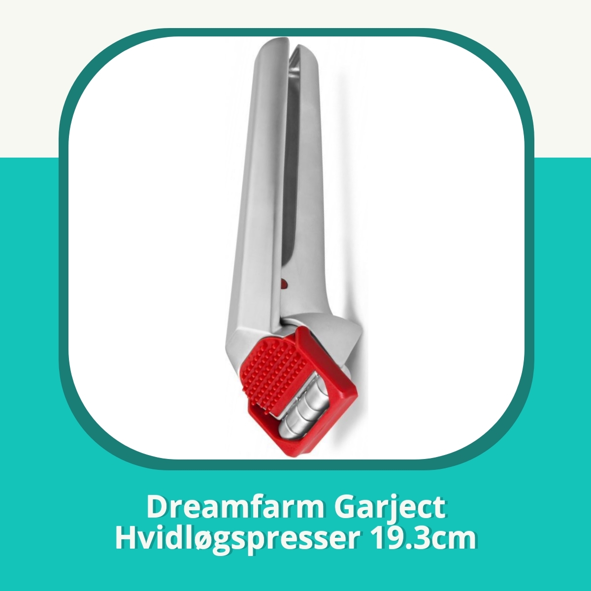 Anmeldelse af Dreamfarm Garject Hvidløgspresser 19.3cm