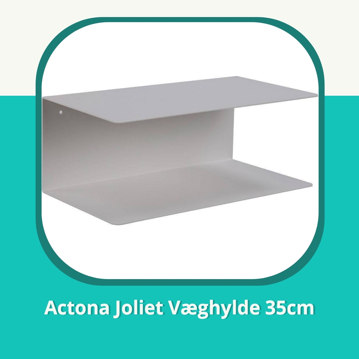 Anmeldelse af Actona Joliet Væghylde 35cm