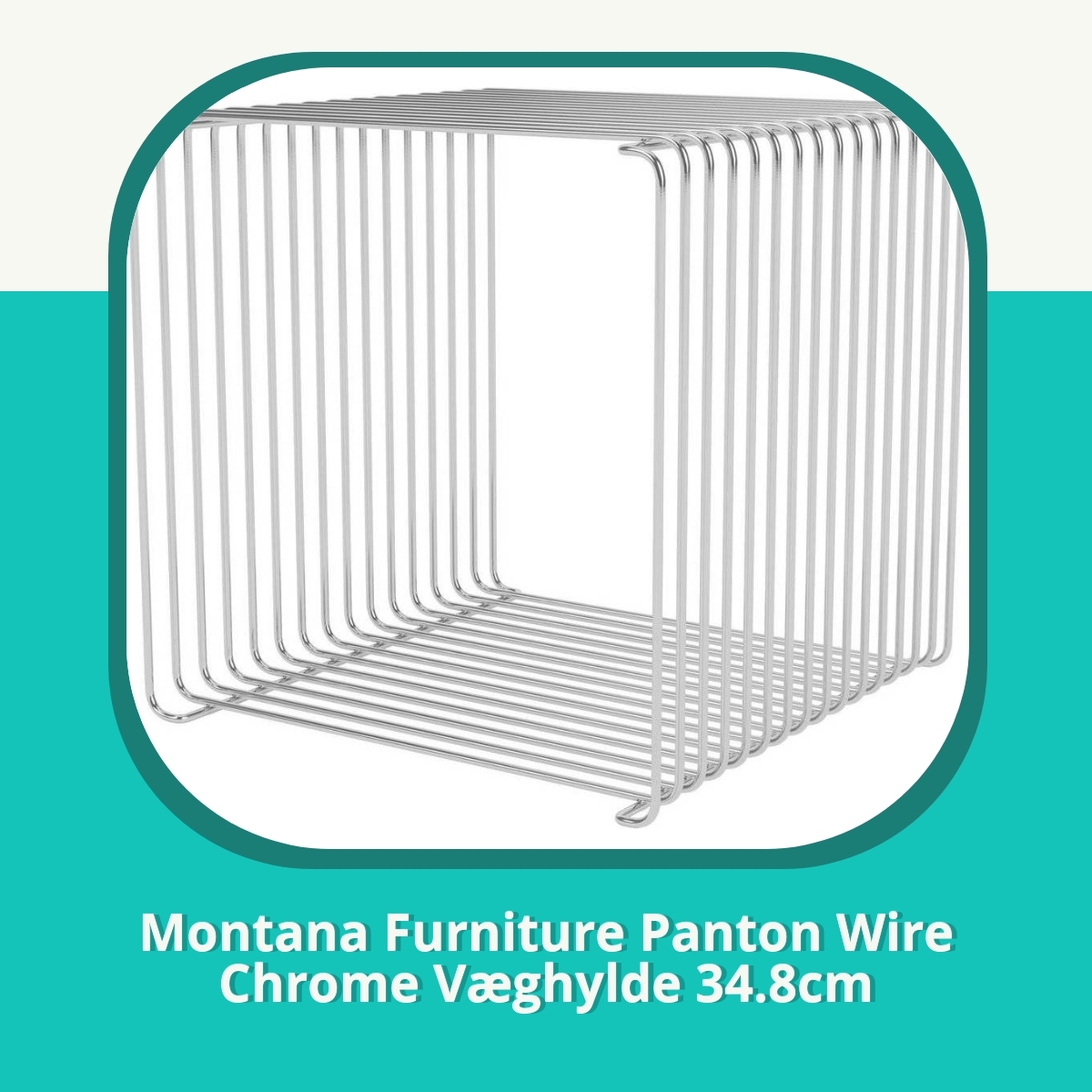 Anmeldelse af Montana Furniture Panton Wire Chrome Væghylde 34.8cm