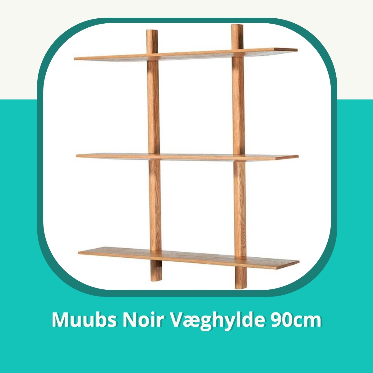 Anmeldelse af Muubs Noir Væghylde 90cm