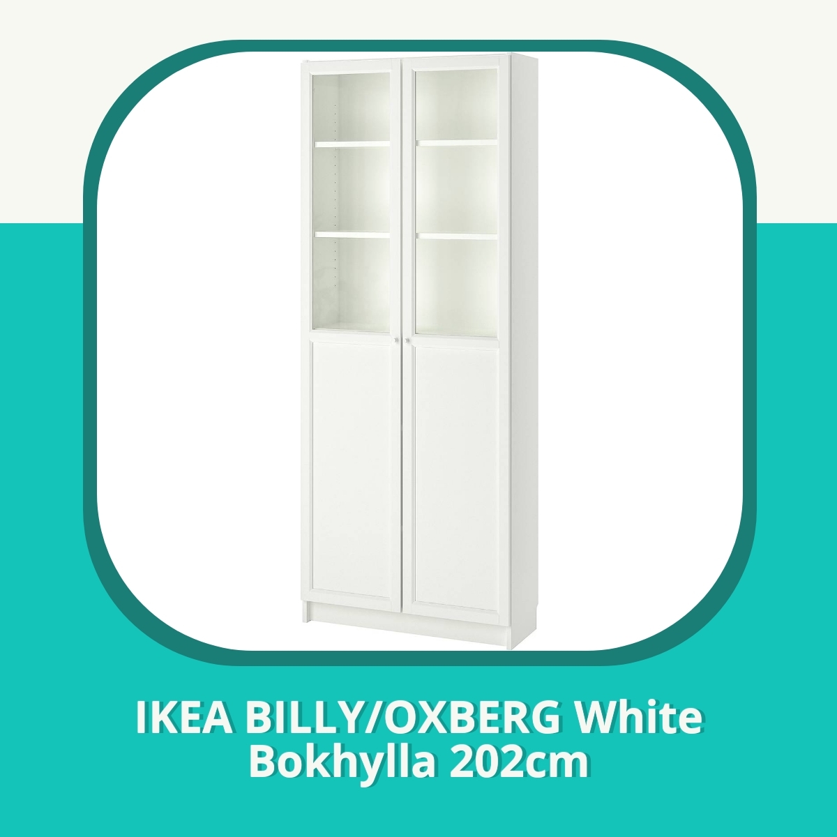Recension IKEA BILLY/OXBERG White Bokhylla 202cm