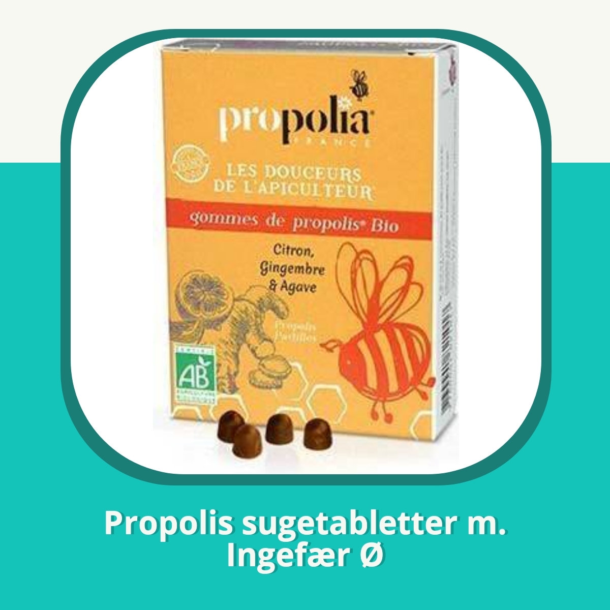 Anmeldelse af Propolis sugetabletter m. Ingefær Ø