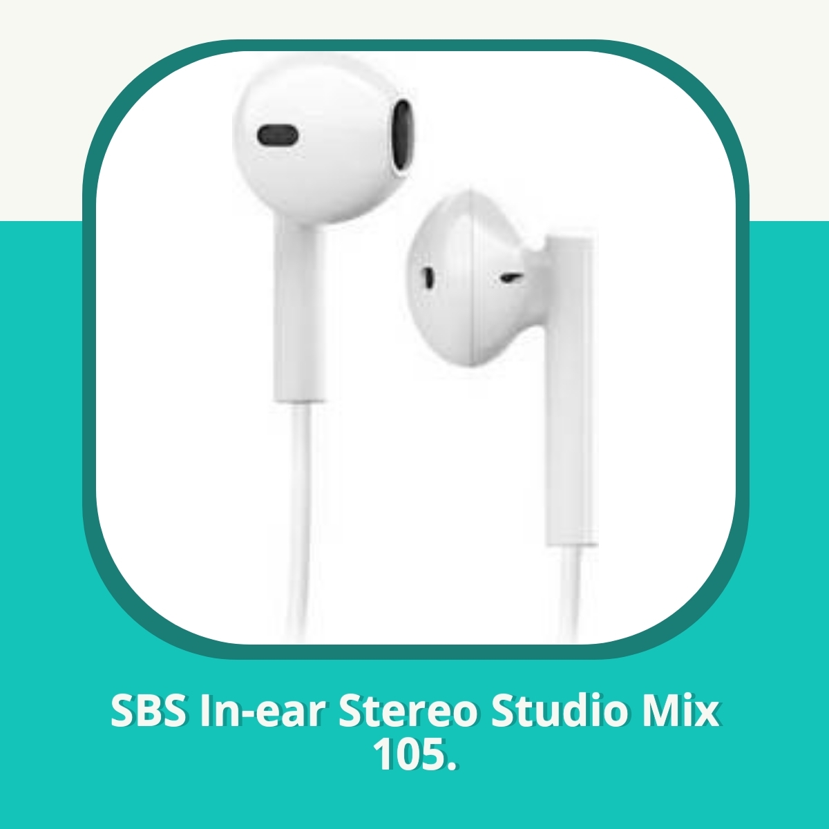 Anmeldelse af SBS In-ear Stereo Studio Mix 105.