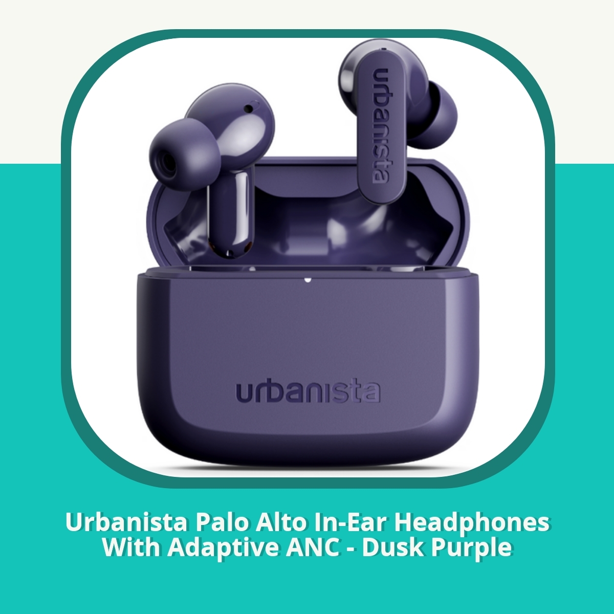 Anmeldelse af Urbanista Palo Alto In-Ear Headphones With Adaptive ANC - Dusk Purple