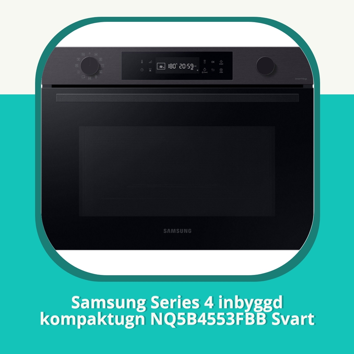 Recension af Samsung Series 4 inbyggd kompaktugn NQ5B4553FBB Svart
