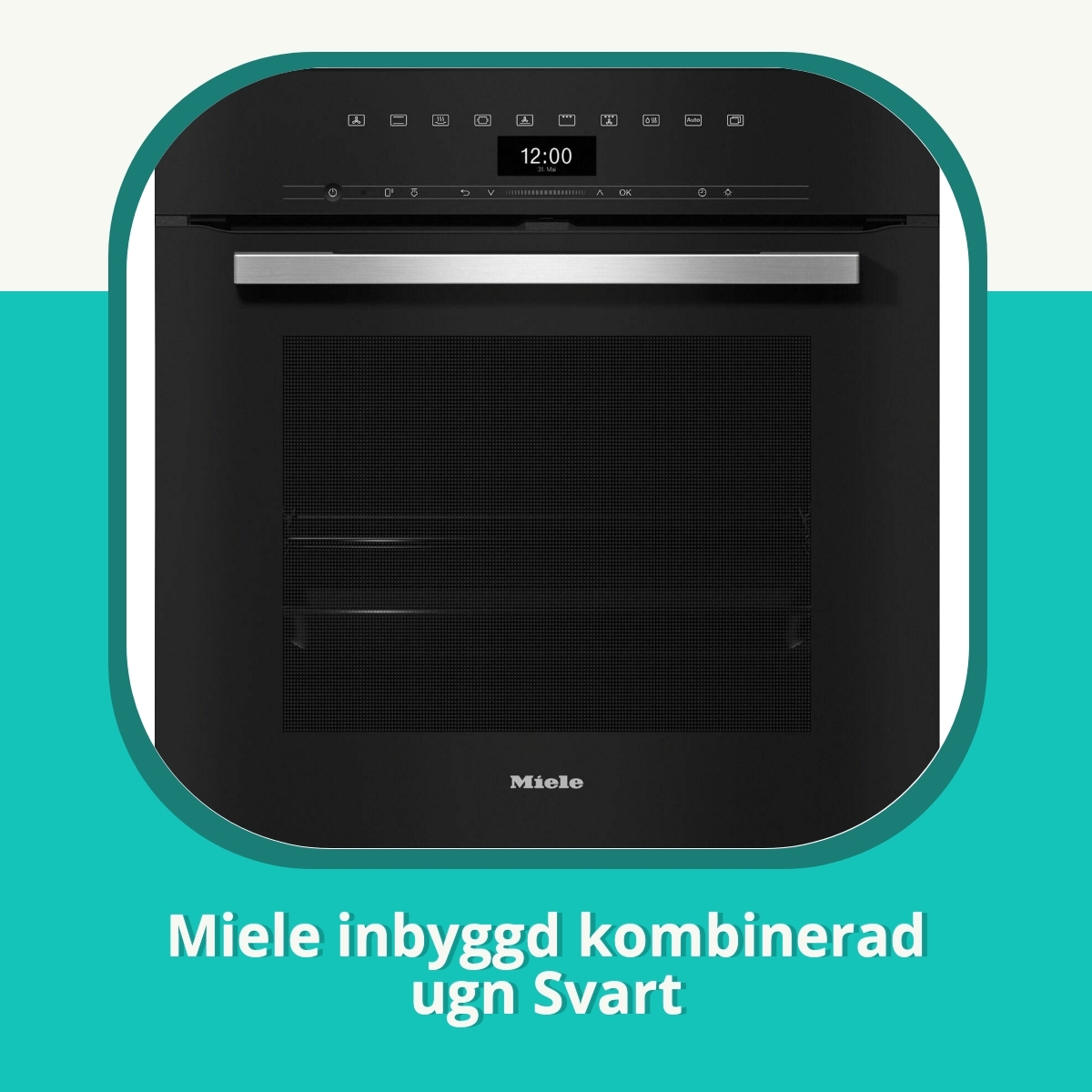 Recension Miele inbyggd kombinerad ugn Svart