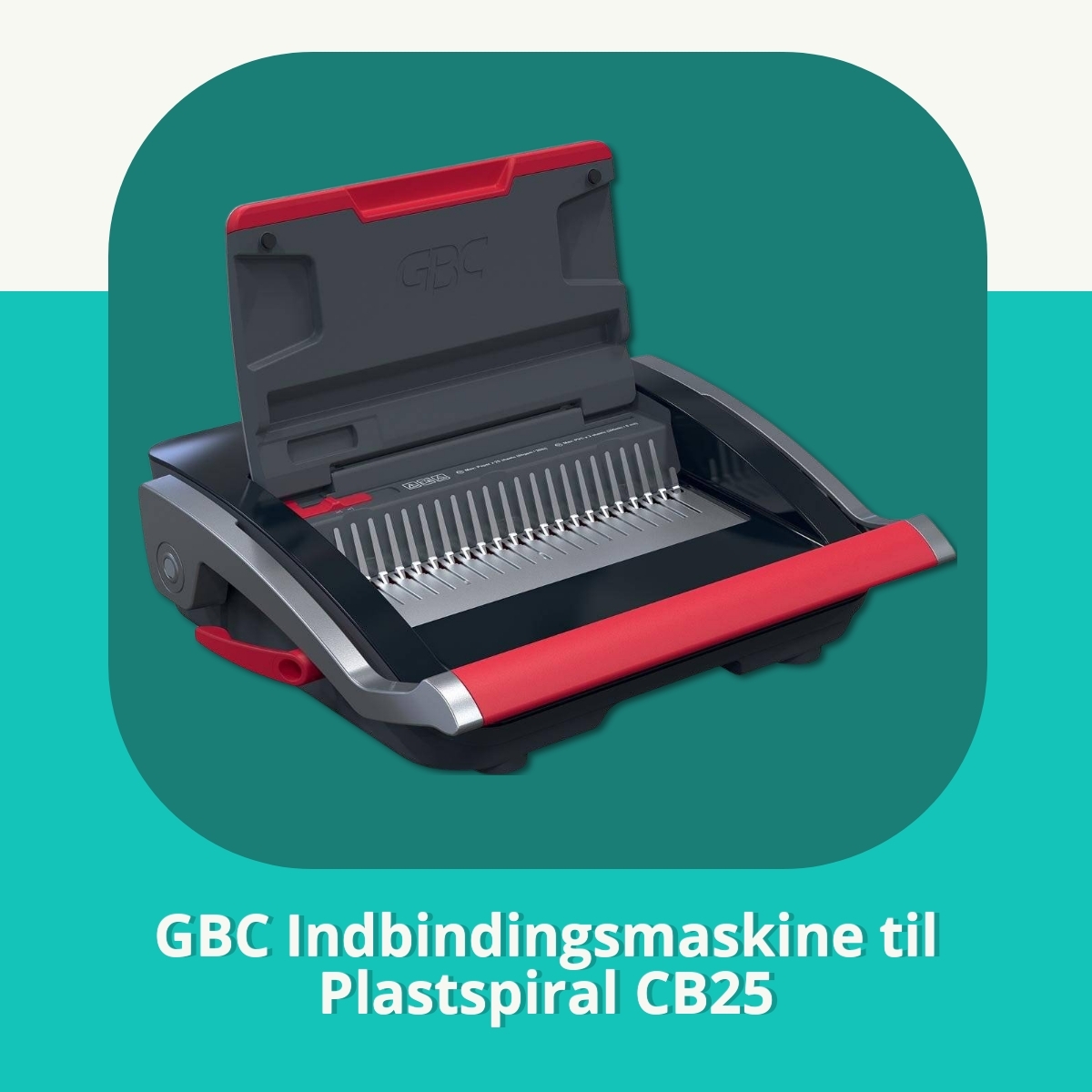 Anmeldelse af GBC Indbindingsmaskine til Plastspiral CB25