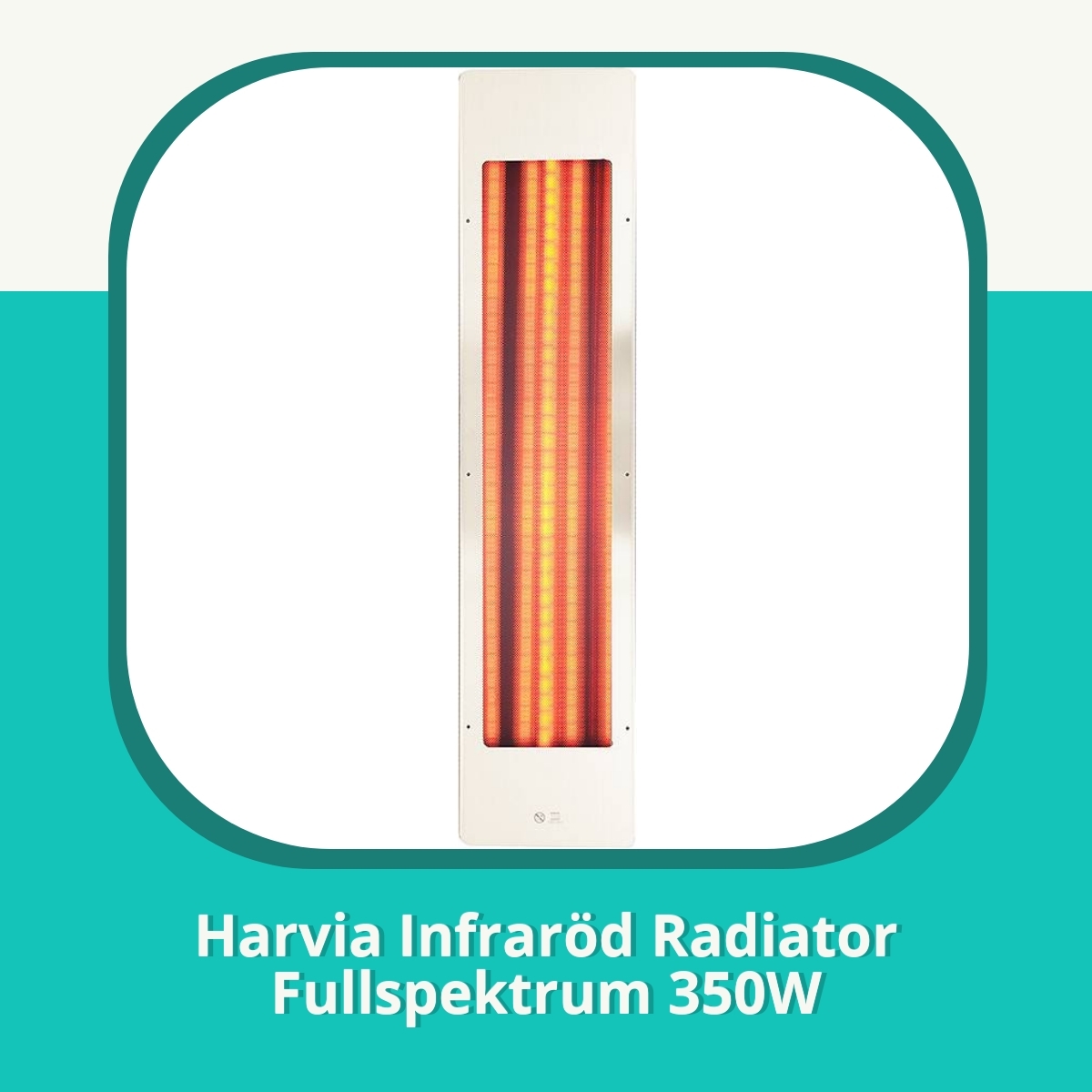 Recension Harvia Infraröd Radiator Fullspektrum 350W