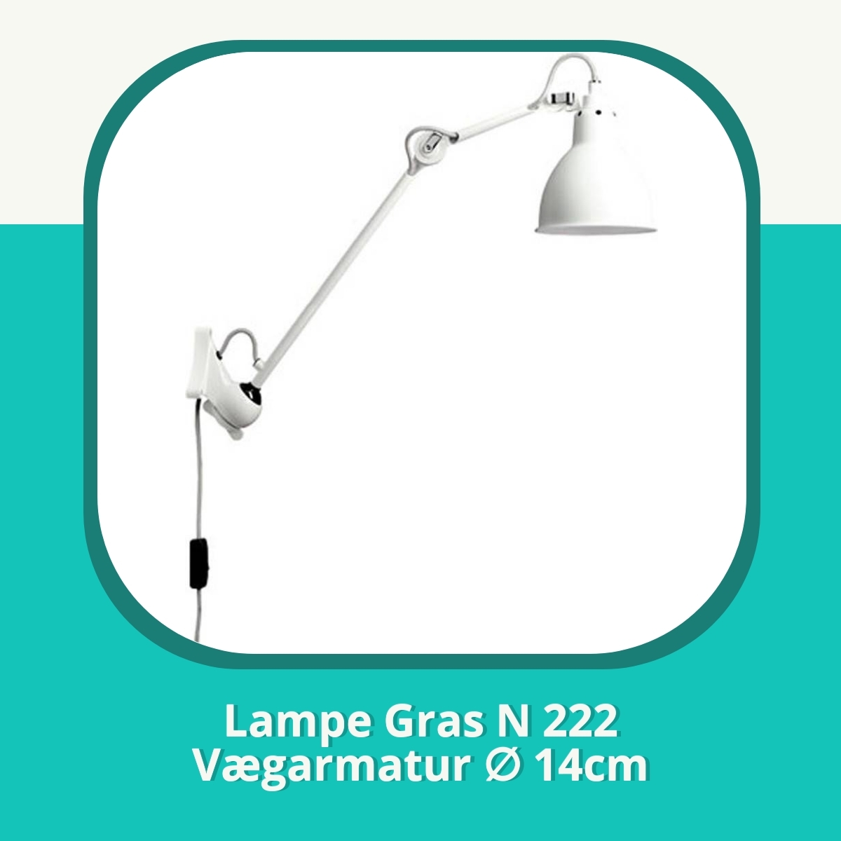 Anmeldelse af Lampe Gras N 222 Vægarmatur ∅ 14cm