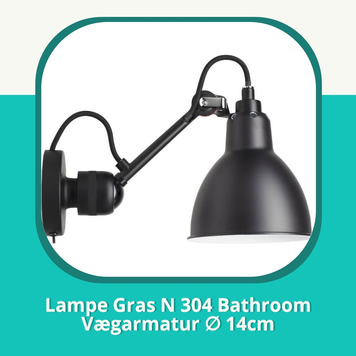 Anmeldelse af Lampe Gras N 304 Bathroom Vægarmatur ∅ 14cm