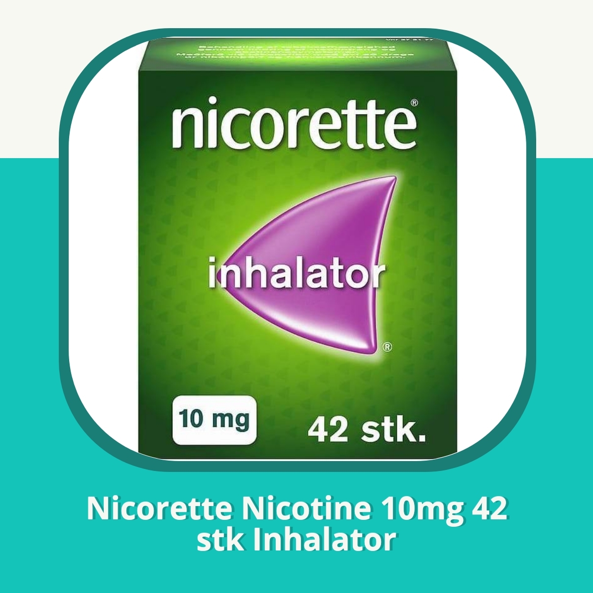 Anmeldelse af Nicorette Nicotine 10mg 42 stk Inhalator