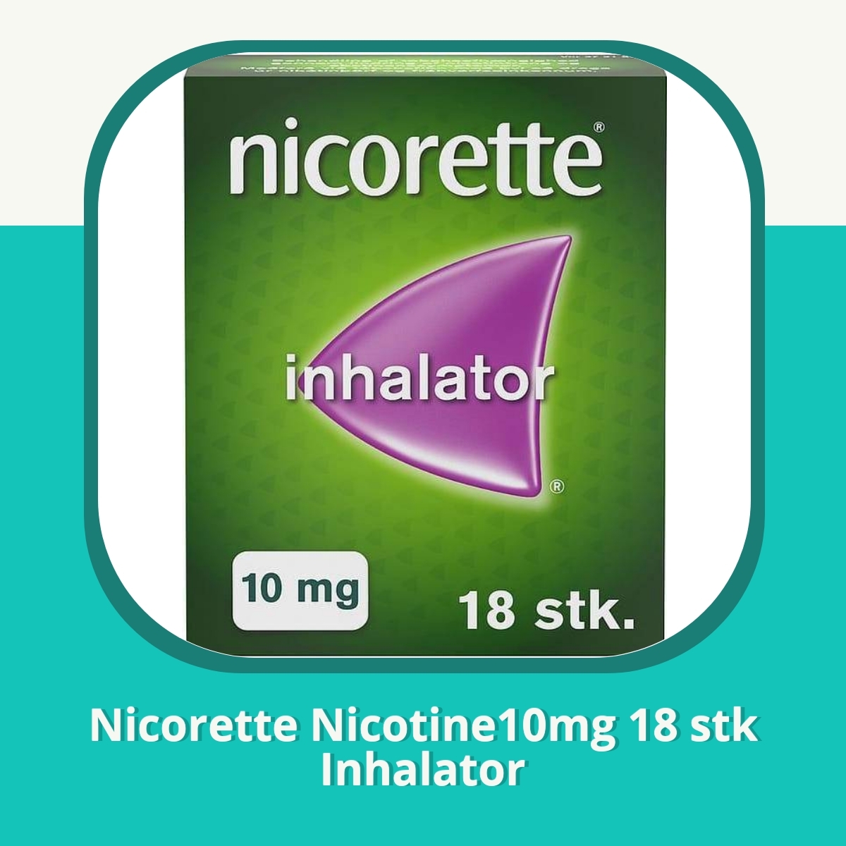 Anmeldelse af Nicorette Nicotine10mg 18 stk Inhalator