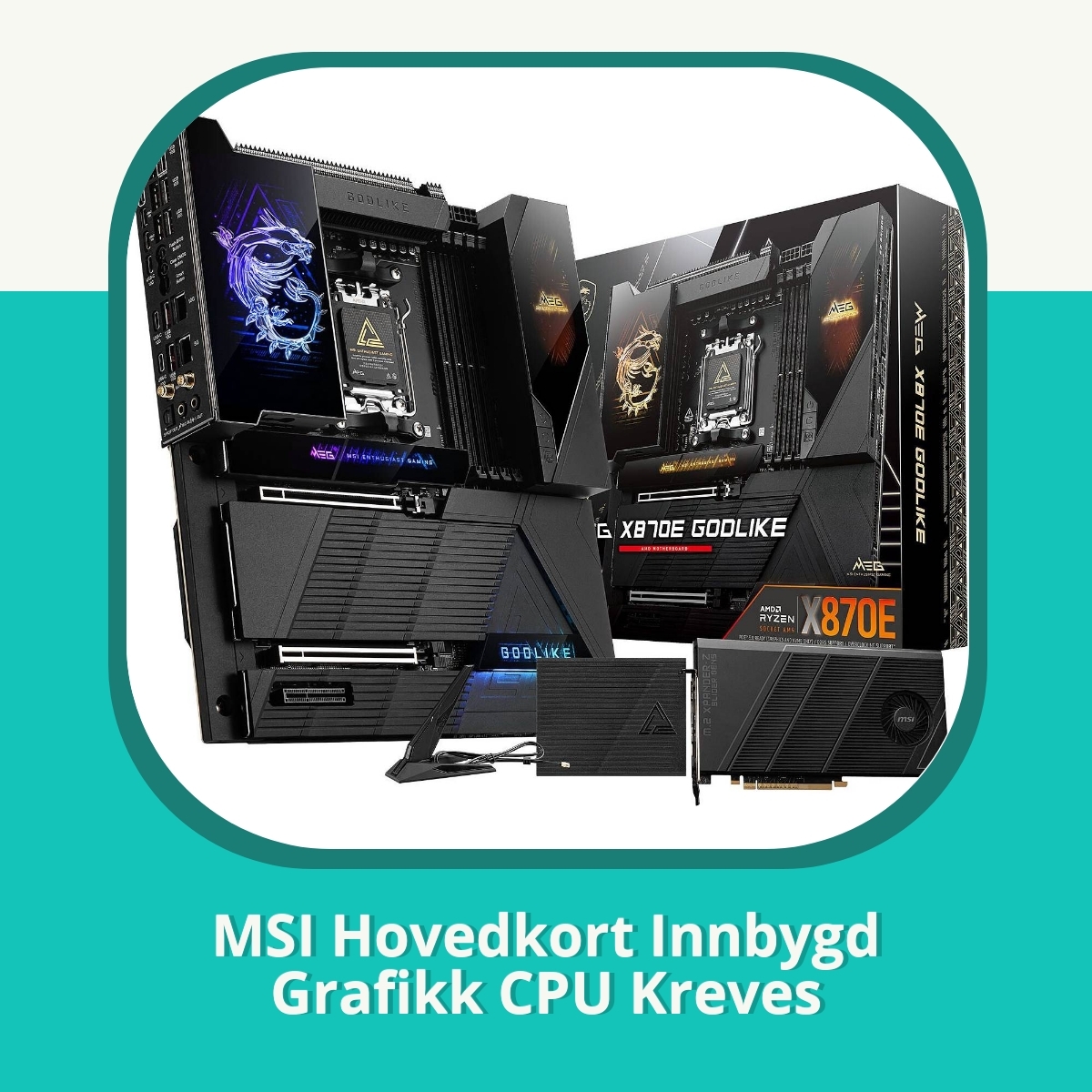 Anmeldelse af MSI Hovedkort Innbygd Grafikk CPU Kreves