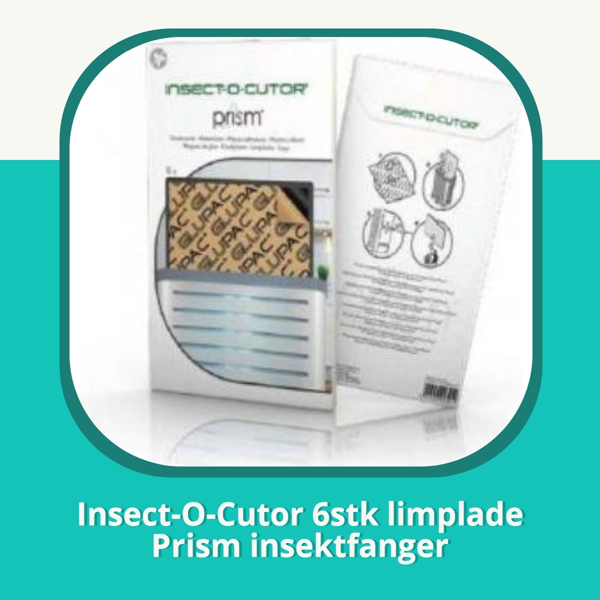 Anmeldelse af Insect-O-Cutor 6stk limplade Prism insektfanger