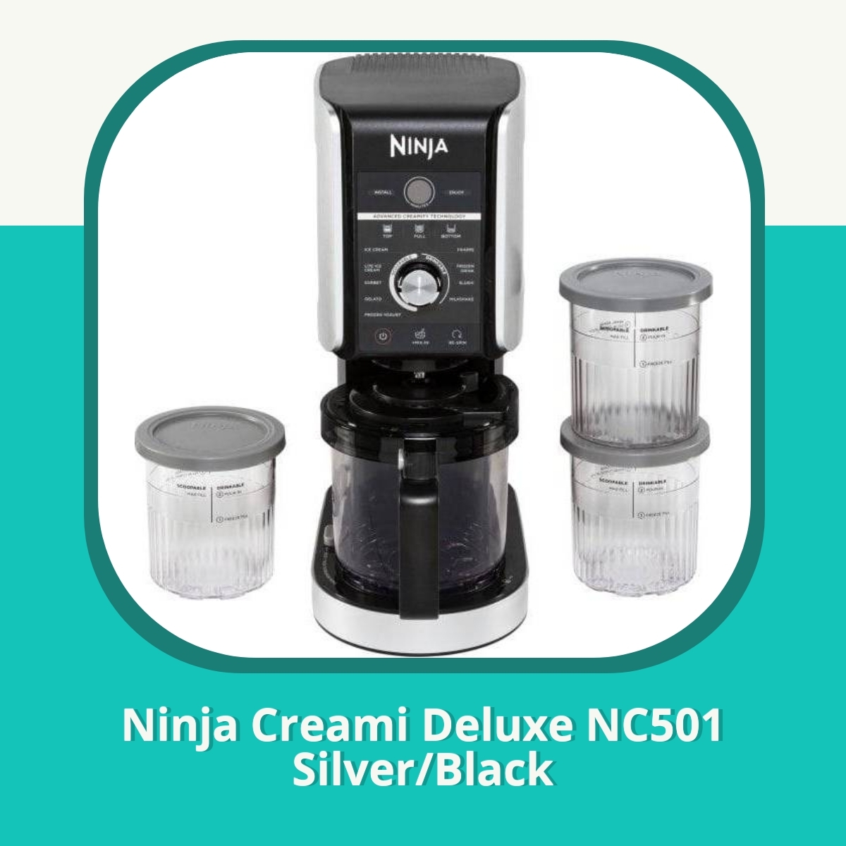 Anmeldelse af Ninja Creami Deluxe NC501 Silver/Black