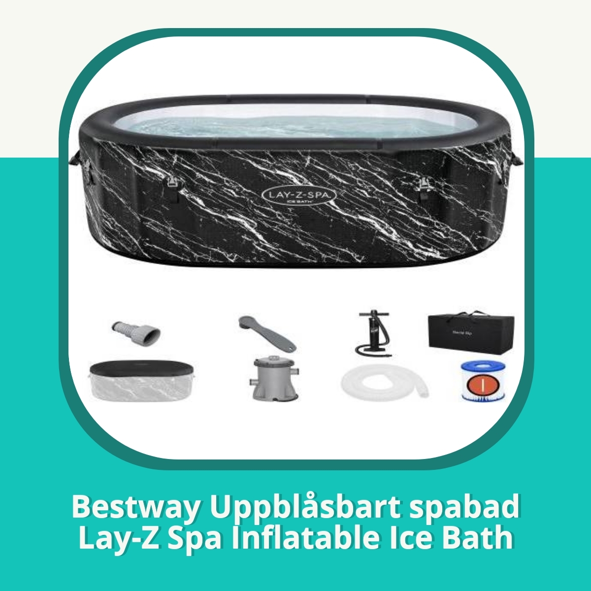 Recension af Bestway Uppblåsbart spabad Lay-Z Spa Inflatable Ice Bath