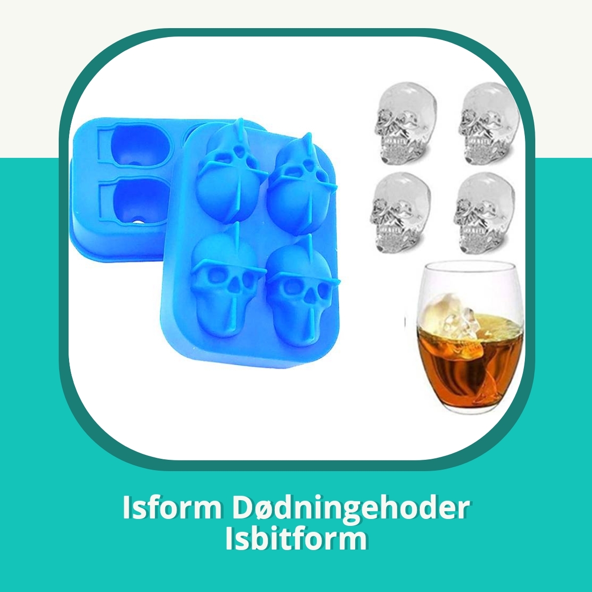 Anmeldelse af Isform Dødningehoder Isbitform