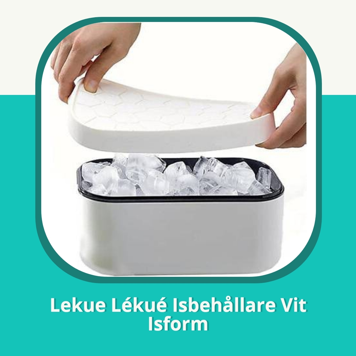 Recension af Lekue Lékué Isbehållare Vit Isform
