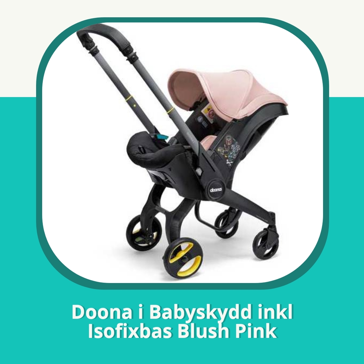 Recension af Doona i Babyskydd inkl Isofixbas Blush Pink