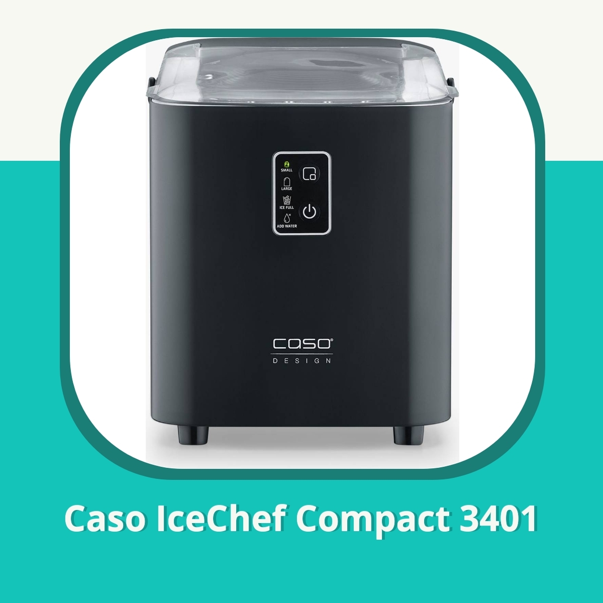 Anmeldelse af Caso IceChef Compact 3401