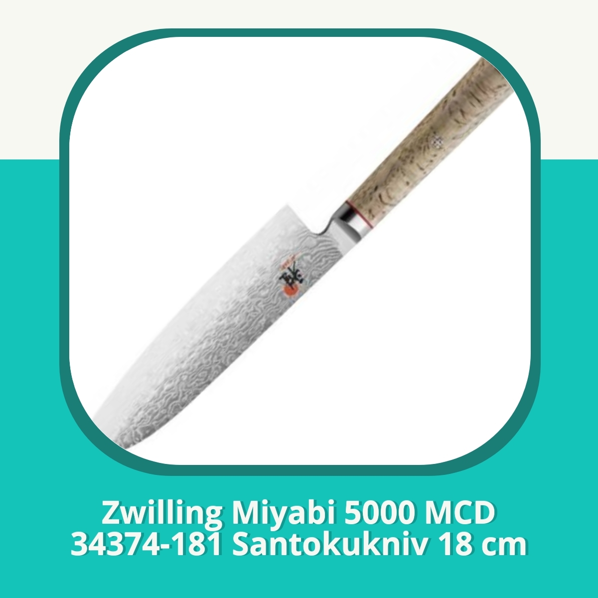 Anmeldelse af Zwilling Miyabi 5000 MCD 34374-181 Santokukniv 18 cm