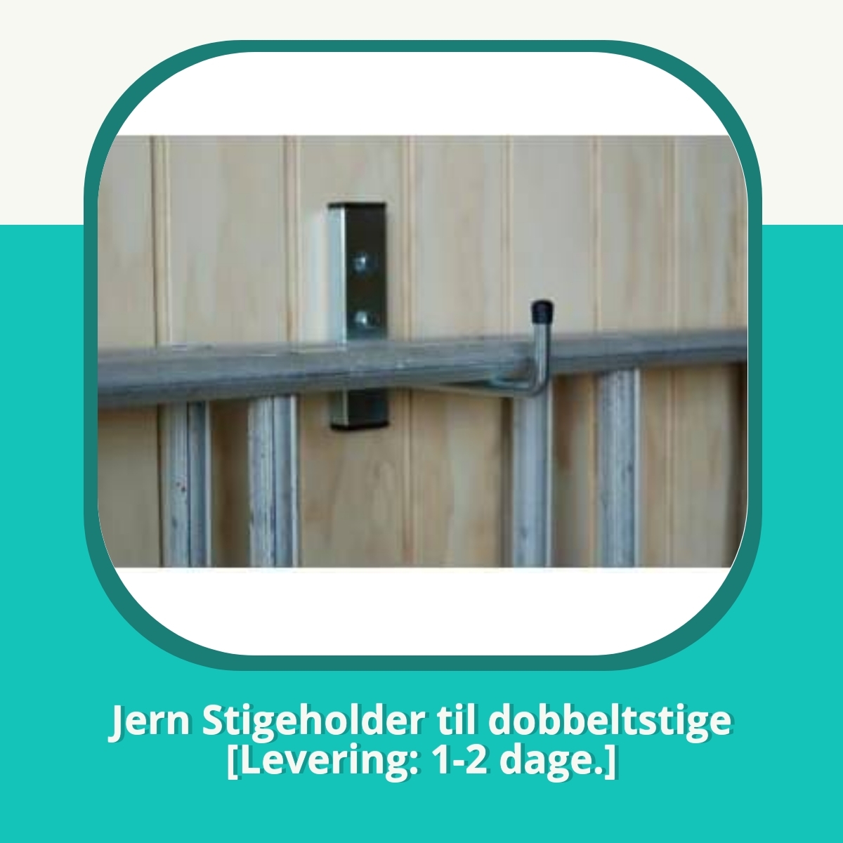Recension af Jern Stigeholder til dobbeltstige [Levering: 1-2 dage.]
