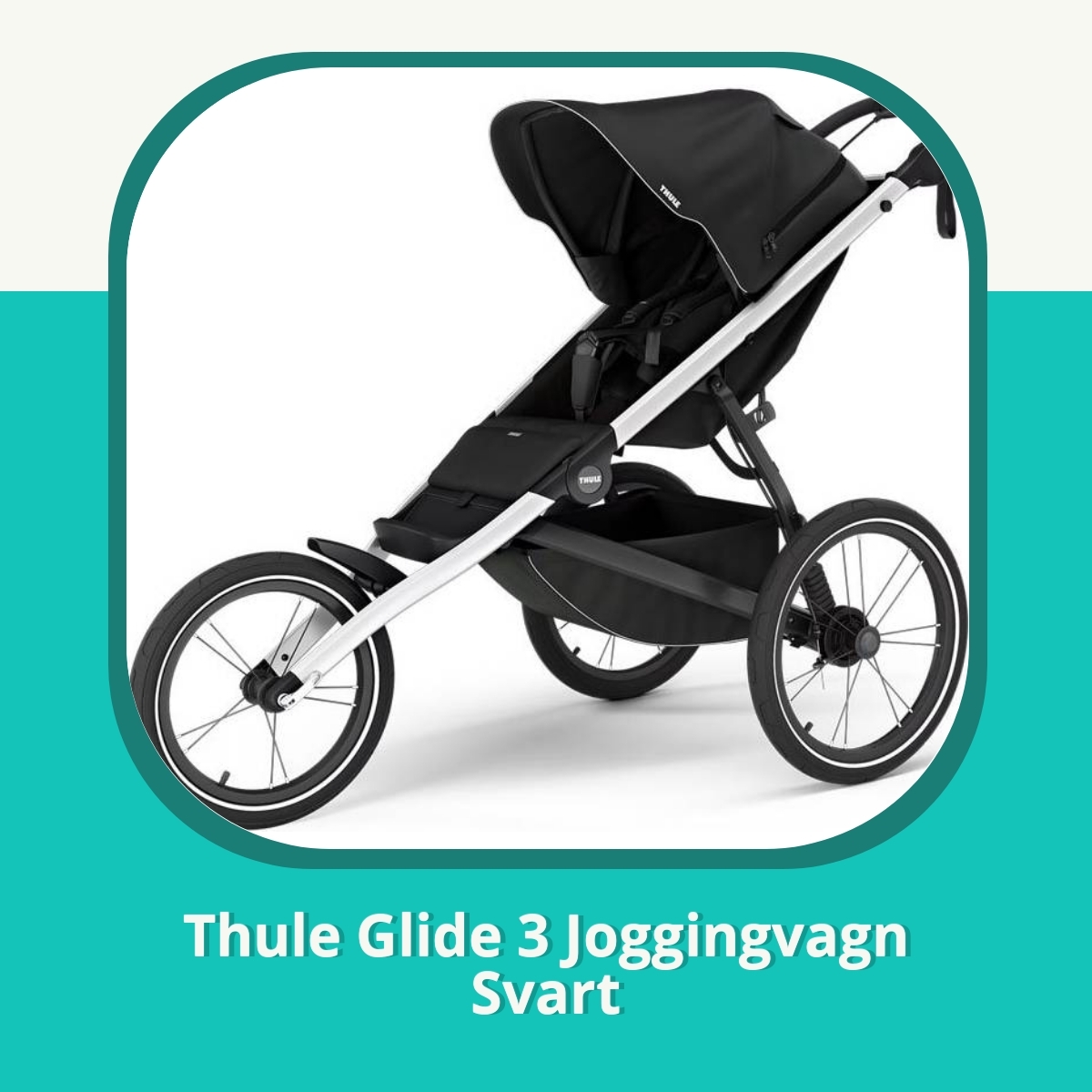Recension af Thule Glide 3 Joggingvagn Svart