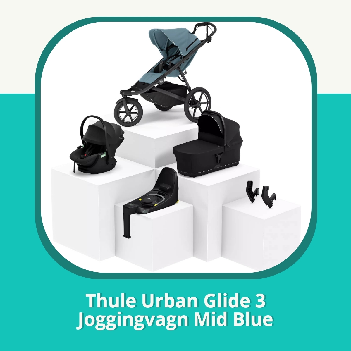 Recension af Thule Urban Glide 3 Joggingvagn Mid Blue