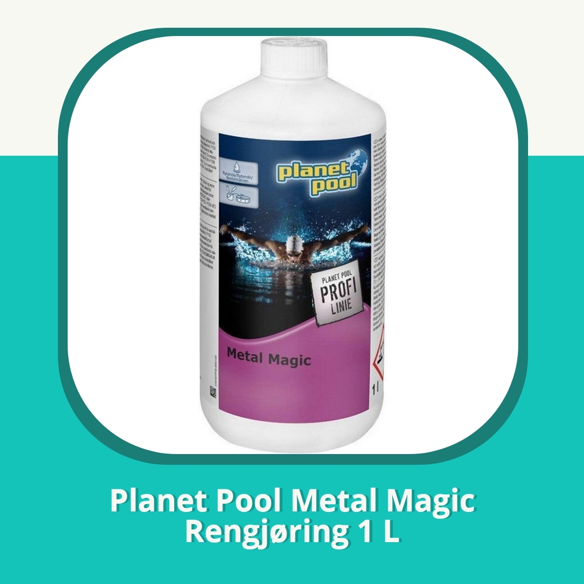 Anmeldelse Planet Pool Metal Magic Rengjøring 1 L